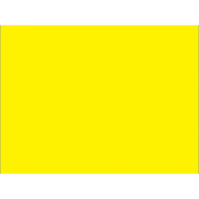 Tape Logic Rectangle Inventory Label, 4" x 3", Fluorescent Yellow, 500/Roll (DL631L) image 1