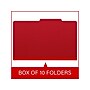 Medical Arts Press Pressboard Classification Folder, 2 Dividers, 2" Expansion, Legal Size, Deep Red, 10/Box (DV-T52-26-3DRD)~#|#~D1D3F542-67B3-4C74-9F8C66DFF7367B0D_sc7