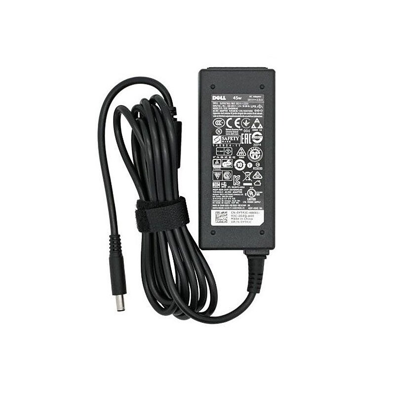 Dell 45W Laptop AC Adapter for Dell Laptop Inspiron, Black (KXTTW) image 1