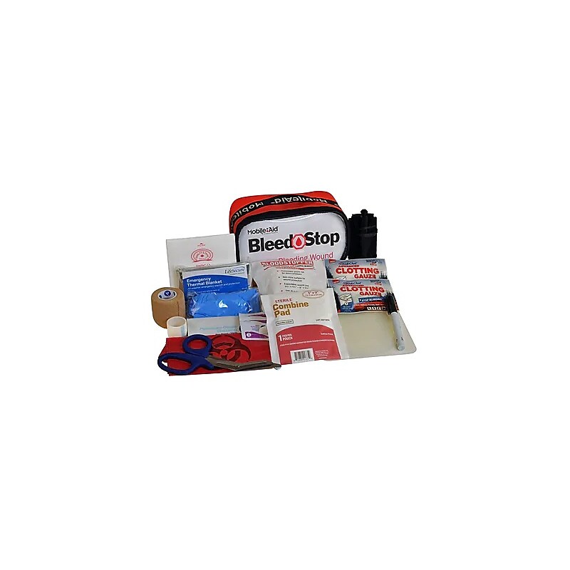 MobileAid BleedStop Single Bleeding Control & Gunshot Wound 8-Person Bleeding Control Kit (32716) image 1
