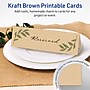 Avery Integrated Cards, 2.5" x 8.5", Matte Kraft Brown, 50/Pack (95329)~#|#~D1DB233B-D2A0-42BF-9CFC16A755E04008_sc7