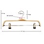 Nahanco 15" Bentwood Bottom Hanger, Natural, 100/Pack (652)~#|#~D1DBE763-A560-4BE6-994504374B4BB6A9_sc7