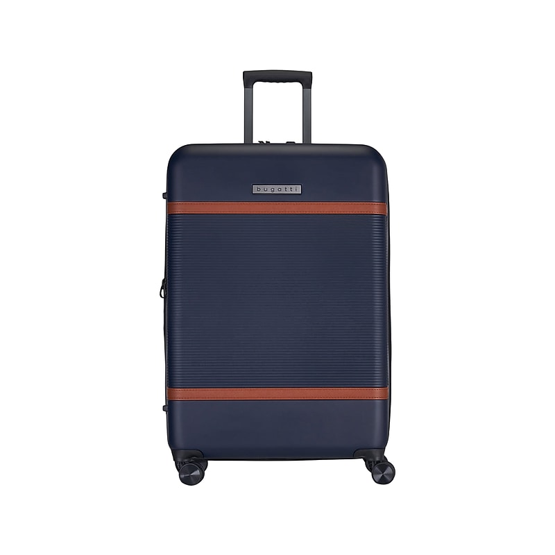 Bugatti Wellington 30" Hardside Suitcase, 8-Wheeled Spinner, TSA Checkpoint Friendly, Navy (HLG5128-Navy) image 1