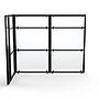 VersaDesk WorkNest 66"H x 79.5"W L-Shaped Cubicle Panel Workstation, Black (WNCL-7248-B)~#|#~D1DC80FF-EAFD-4E70-A79A52B5A976BFD9_sc7