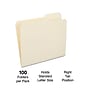 Staples File Folders, 2/5 Cut Tab, Letter Size, Manila, 100/Box (ST508812/508812)~#|#~D1DD1BC1-8719-4FD7-BB61E6CD5B375C70_sc7