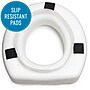 HealthSmart Raised Toilet Seat, 5"H, 300Lb. Capacity, White (522-1508-1901)~#|#~D1DE426A-677D-456D-BC11FB847C1802CC_sc7