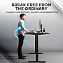 Uncaged Ergonomics RISE UP Electric Adjustable Standing Desk with Solid Bamboo Desktop, 23.6 to 49.2", Black (RUBBK)~#|#~D1DECABC-3288-477B-AF1C1CCA4C399ADD_sc7