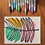 Sharpie Brush Twin Permanent Markers, Brush & Ultra Fine Tip, Assorted Colors, 12/Pack (2168237)~#|#~D1E1FB7D-3F4E-4727-A14577432F36A078_sc7