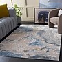 Safavieh Palma 5' x 7' Rectangle Indoor Area Rug, Machine Made, Grey/Teal (PAM374F-5)~#|#~D1E35B61-BA8C-4F99-8582E538E583D3E2_sc7