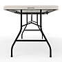 Staples 8' x 30" Heavy Duty Plastic Folding Table, White (79233/54273)~#|#~D1E4558B-F594-4156-A2D832B9D1EAD36C_sc7