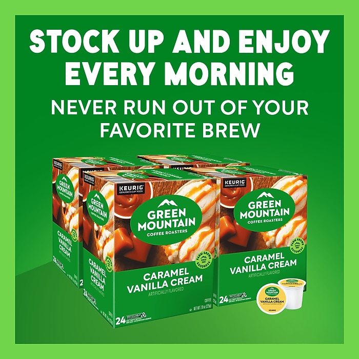 Green Mountain Caramel Vanilla Cream Coffee Keurig® K-Cup® Pods