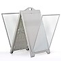 Azar Poster Holder, 36" x 24", Vertical, Wall Mounted, White Plastic (300244-WHT)~#|#~D1E82EAE-CD97-4BF6-B183E428E8F7AA70_sc7