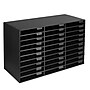 AdirOffice 30-Compartment Literature Organizer, 32" x 13", Black (501-30-BLK)~#|#~D1EAEFEE-BAD3-490B-92B7EE476FE470B1_sc7