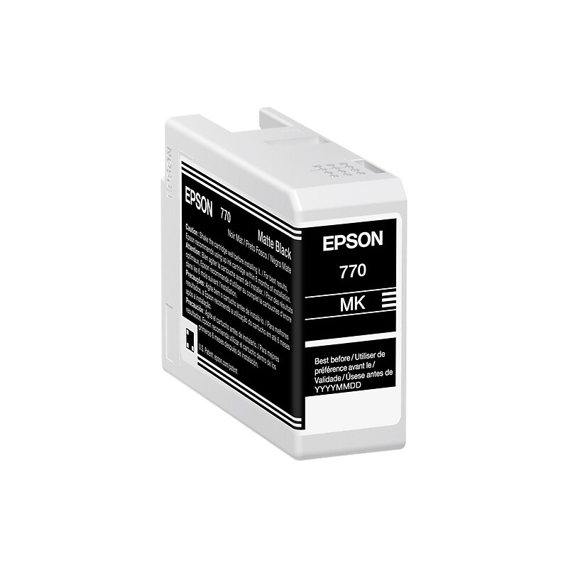 Epson T770 Ink Black Matte Standard Yield Ink Cartridge (T770820) image 1