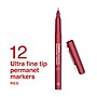 Staples Duramark Permanent Marker, Ultra Fine Tip, Red, Dozen (ST62947)~#|#~D1F13330-4B79-4849-98F6D11C5B800231_sc7