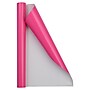 JAM Paper Short Mini Roll Wrapping Paper, 26.3 sq. ft., Fuchsia Pink, 2/Pack(165S25263fuag)~#|#~D1F77456-D6F0-4F2E-ABECDB342CA5CA74_sc7