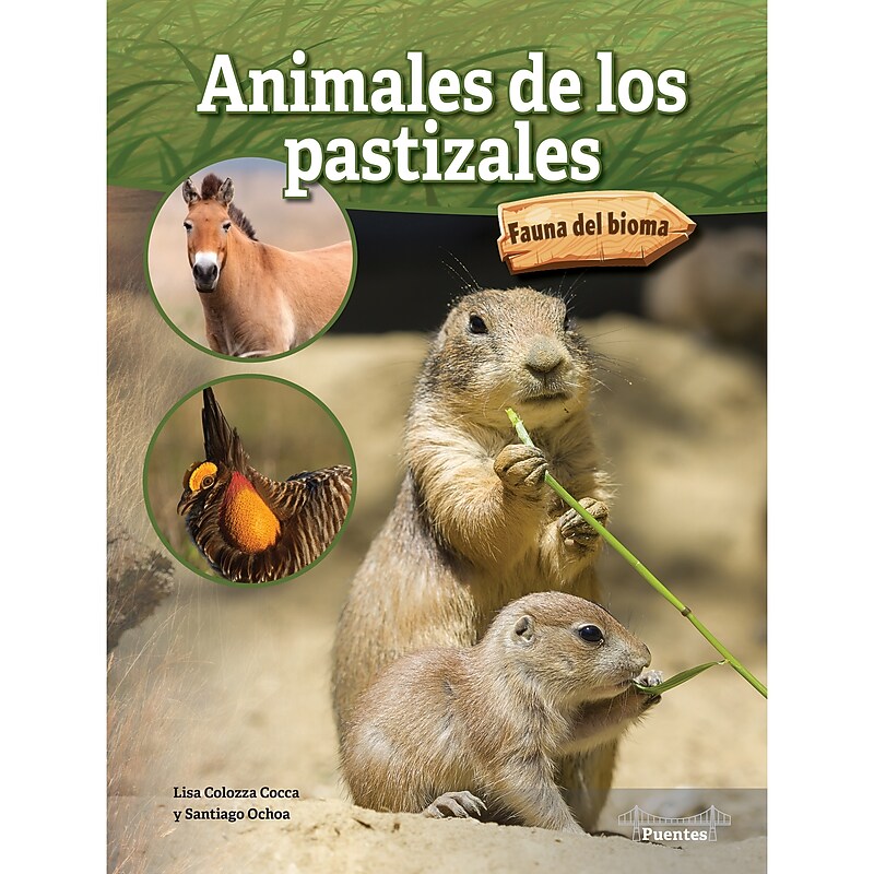 Carson-Dellosa Bridges Animales de los pastizales, Hardcover (CD-9781731654656) image 1