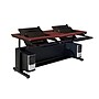 VersaDesk Revolution 60"W Manual Adjustable Standing Computer Table, Cherry/Black (RST6030-BC)~#|#~D20B5D3F-FCB8-4BF2-8ECCF2552D6CF78F_sc7