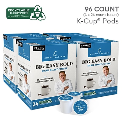Emeril’s Big Easy Bold Coffee, Keurig K-Cup Pod, Dark Roast, 96/Carton (PB4137CT) Sansujyuku sansujyuku.com