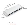 OTM Essentials Basics 3-Port USB-C Hub, White (OB-AIAN)~#|#~D20E3782-49C8-4627-ACA27E2F4CF86853_sc7