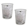 Mind Reader Metal Mesh Trash Can Without Lid, 4.4 Gallon, White, 2/Pack (2CIRGA-WHT)~#|#~D20FF744-C8B4-4F8C-9FC9CA20ED0418C2_sc7