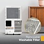 Whirlpool 115-Volt 14,000 BTU (10,000 BTU DOE) Portable Air Conditioner with Remote, White (WHNP141HAW)~#|#~D214ABA4-682F-4DE8-821A0F9B7C9E9A8D_sc7