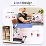 Sunny Health & Fitness Under Desk Smart Mini Exercise Bike, Pink (P2330)~#|#~D214EAA8-4AB4-4186-AAD503200EBCF1EF_sc7