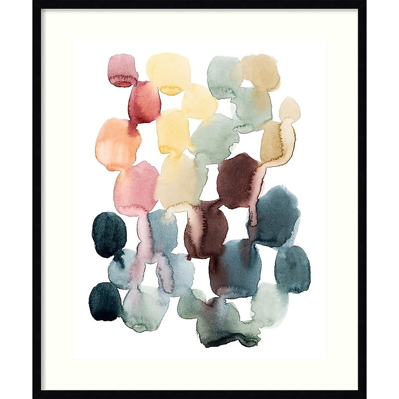 Amanti Art Desert Stones II by Grace Popp Wood Framed Wall Art Print, 31" x 37" (A42675345343) image 1