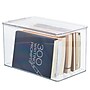iDESIGN Storage Container with Hinged Lid, Plastic, Clear, 2/Pack (29192M2)~#|#~D21CEB9F-0182-484B-A97AA3977730D95B_sc7