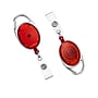 Staples Carabiner Name Badge Reels, 30" Retractable Cord Length, Metal, Red, 10/Pack (51914)~#|#~D220343F-66D5-4332-B07719A8B553F3C0_sc7