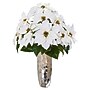 Nearly Natural Artificial Poinsettia Arrangement (A1110)~#|#~D2234E4E-6848-4E91-8EFCF0ACE0949EB7_sc7