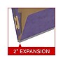 Medical Arts Press Pressboard Classification Folder, 1 Divider, 2" Expansion, Letter Size, Purple, 10/Box (DV-T42-14-3PRP)~#|#~D229F452-3AEA-49BC-9FF470E81BBD6665_sc7