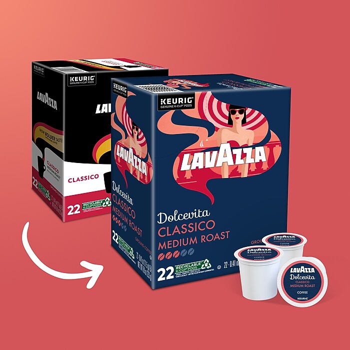 Lavazza Classico Coffee Keurig® K-Cup® Pods, Medium Roast, 22/Box