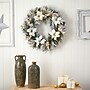 Nearly Natural Flocked Poinsettia and Pine Artificial Christmas Wreath, 24" (W1307)~#|#~D22C108A-BABA-48E0-8030F6C1EF5BA78D_sc7
