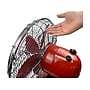 Good Housekeeping 12" Oscillating Desk Fan, 3-Speed, Red/Silver (92611)~#|#~D22CE3F7-7309-43A6-8C887C256AB3F6AF_sc7