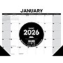 2026 Willow Creek Basic 22" x 17" Monthly Desk Pad Calendar, Black/White (57209)~#|#~D22D6584-84EC-4861-AC48BCC4201AD627_sc7