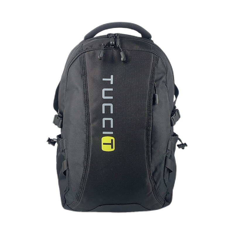 Tucci Laptop Backpack, Medium, Black (T0570) image 1