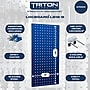 Triton Products LocBoard 18" x 36" x 9/16" Steel Square Hole Pegboards, Set of 2 (LB18-B)~#|#~D234BA96-2A42-4592-BFD5E4FE598846E1_sc7
