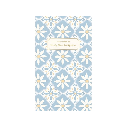 20232025 Blue Sky Ivory Paper Co Adeline 3.63" x 6.13" Academic