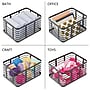 mDesign Steel Organizer, Matte Black (25930) ~#|#~D23E6DF6-4E6D-43ED-861C3085AF05CE1A_sc7