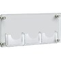 Azar Brochure Holder, 23" x 11", Horizontal, Wall Mounted, Silver, Acrylic (105584)~#|#~D23FD500-9C00-4F4D-815242E87640461A_sc7