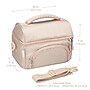 bentgo Deluxe Insulated Lunch Bag, 2-Compartment, Sand (BGOBG2-SD)~#|#~D241E240-88FE-4721-ABBDD52DCBFC5DE6_sc7