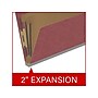 Medical Arts Press Pressboard Classification Folder, 2 Dividers, 2" Expansion, Legal Size, Dark Red, 10/Box (DV-T52-26-3ARD)~#|#~D24A0354-DDBF-4577-9F01CE6709531299_sc7