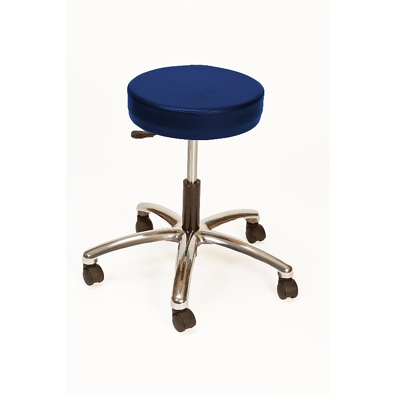 Brandt Industries Armless Vinyl Medical Stool (17421 Regimental Blue) image 1