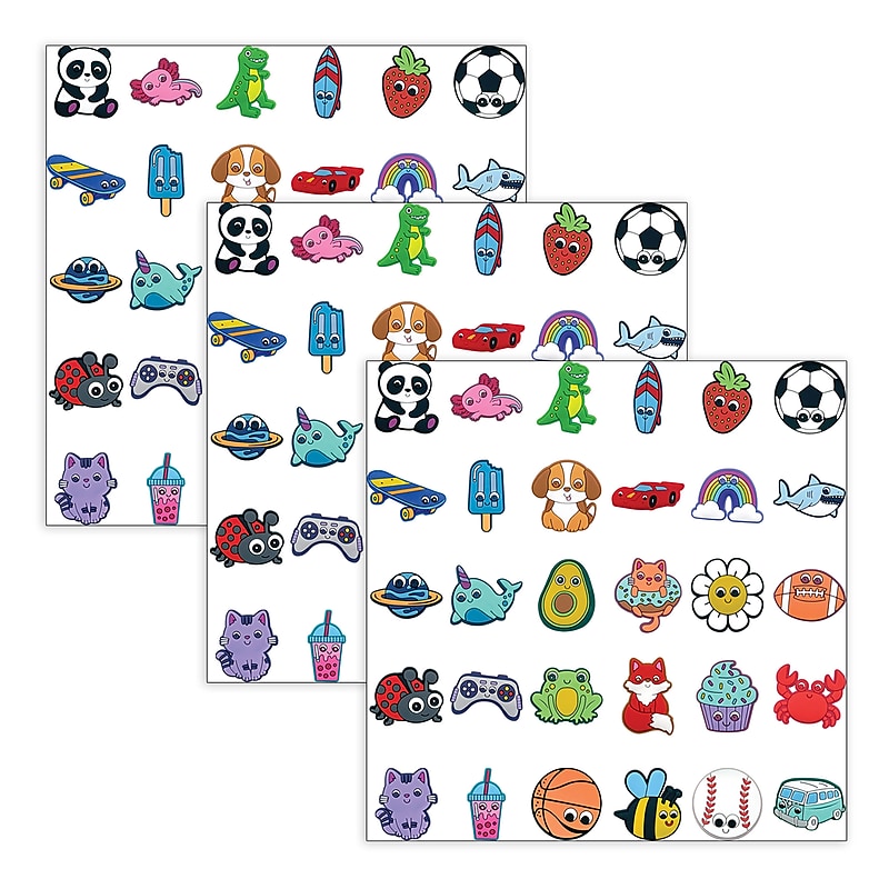 Teacher Created Resources Pencil Charms, Multicolored, 60/Pack, 3 Packs/Bundle (TCR20003-3) image 1