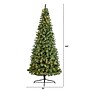 Nearly Natural 10-ft Wisconsin Slim Snow Tip Pine Artificial Christmas Tree with 1050 Clear LED Lights (T3051)~#|#~D258C019-3C24-439E-A53400393C2881EC_sc7