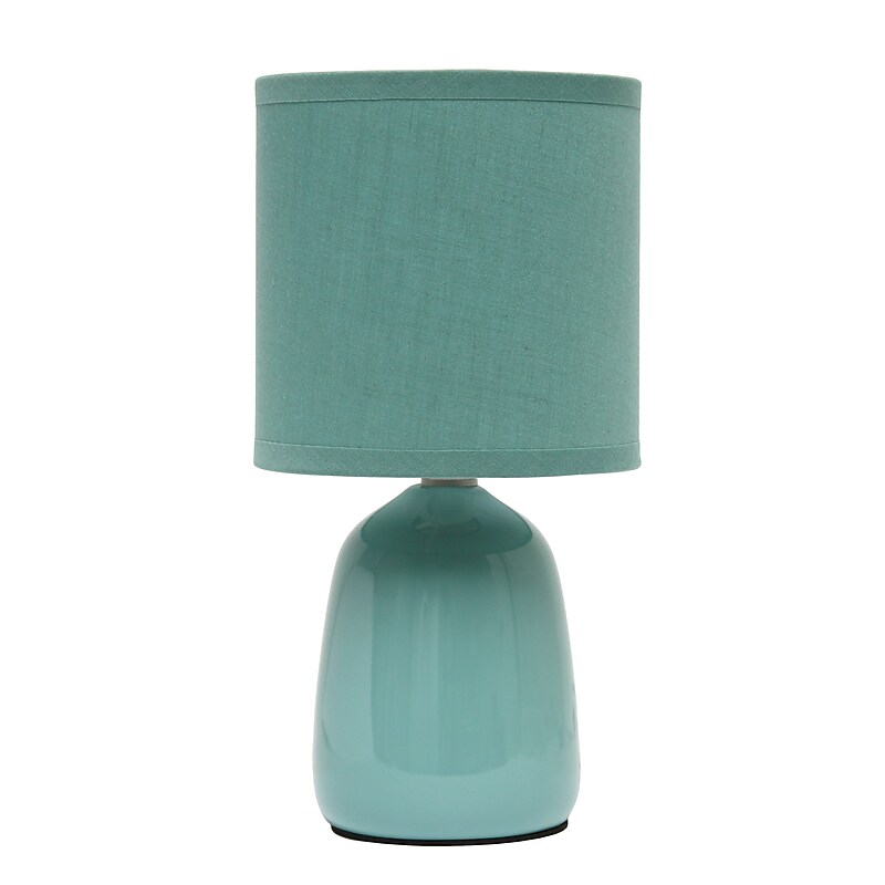 Simple Designs Table Lamp, Seafoam (LT1134-SEA) image 1