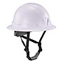 Ergodyne Skullerz 8963 PC-ABS Type II, Class E, 6-point Ratchet Suspension Full Brim Safety Helmet, White (60540)~#|#~D27120FA-1AD5-4BFF-94D1A0FB66642B10_sc7