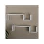 V-Light MDF Wall-Mounted Shelf, 21.5", White, 2/Pack (VW161008W)~#|#~D278485E-2AC4-4780-AEE5CBD645177E6E_sc7