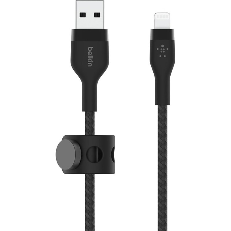 Belkin 3.3 ft. USB-A to Lightning Charging Cable, Black (CAA010BT1MBK) image 1